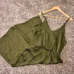 Wide-leg pant jumpsuit